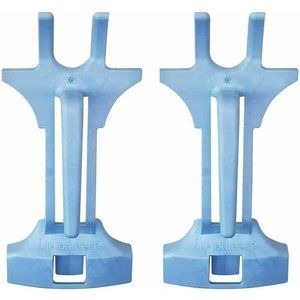 Set of 2 BLUE Lid Dripper Pot Lid Holders Universal Kitchen Tools